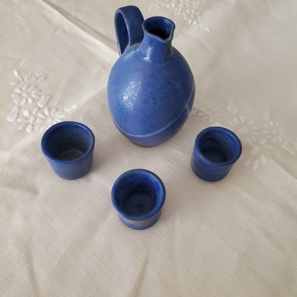 Bresler Handmade Pottery Earthenware Mini Tea Set